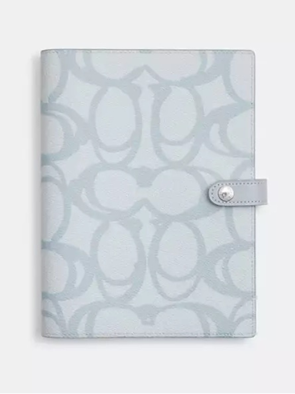 Coach Ice Blue Signature Journaling Notebook Brand New in Original Packaging